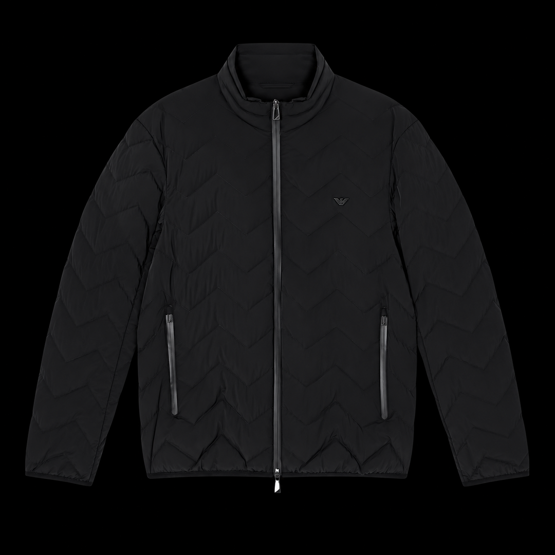 Armani Black Quilted Jacket